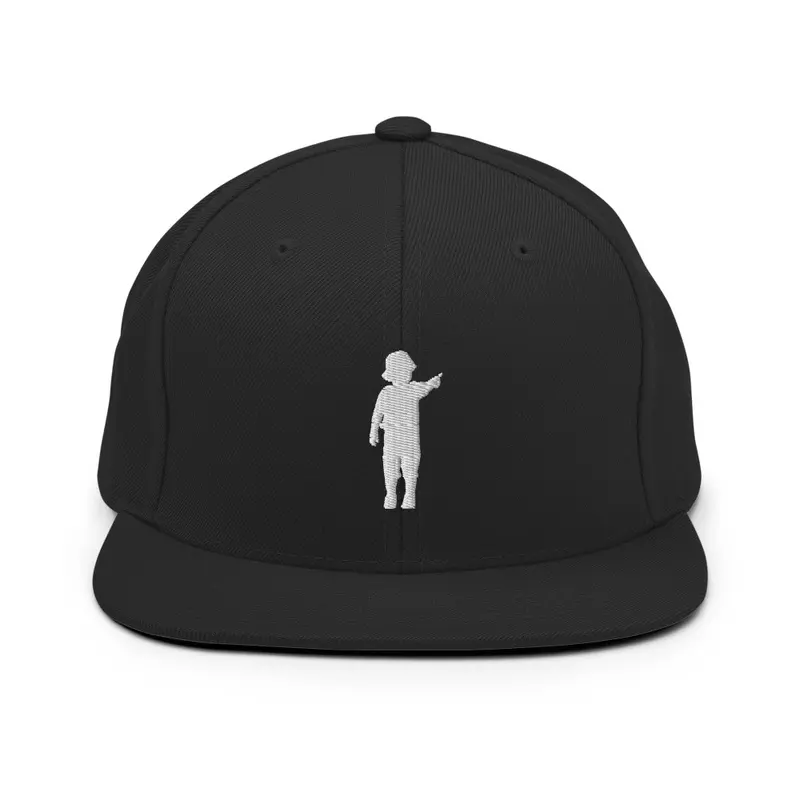 WHITE LOGO SNAPBACK