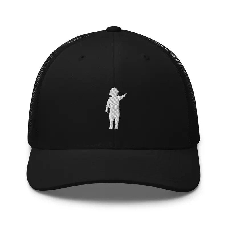 White Logo Trucker Hats