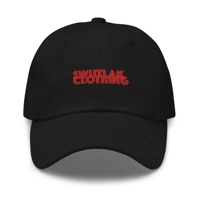 SWUTLAK DAD HAT WITH RED LOGO